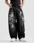 Graffiti Baggy Jeans